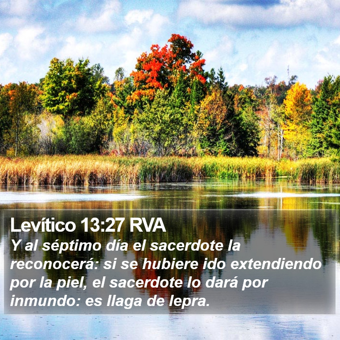 Levítico 13:27 RVA Bible Study