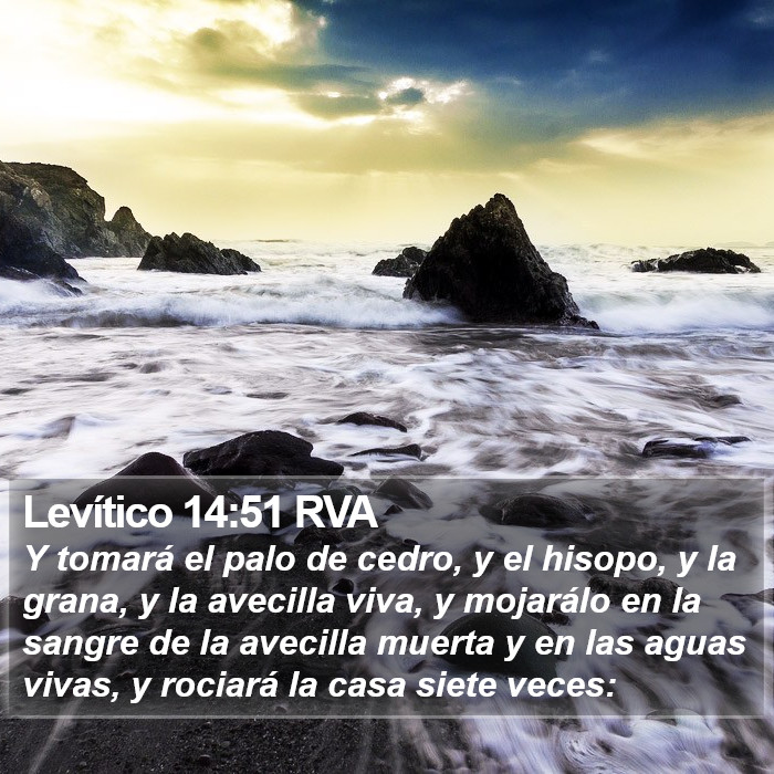 Levítico 14:51 RVA Bible Study