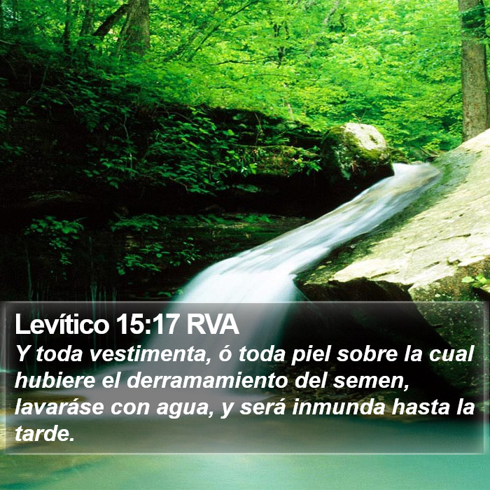 Levítico 15:17 RVA Bible Study