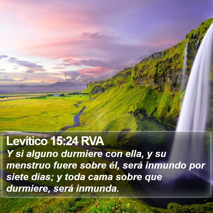 Levítico 15:24 RVA Bible Study