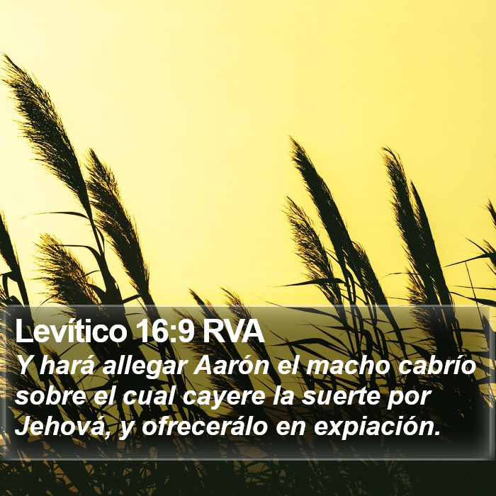 Levítico 16:9 RVA Bible Study