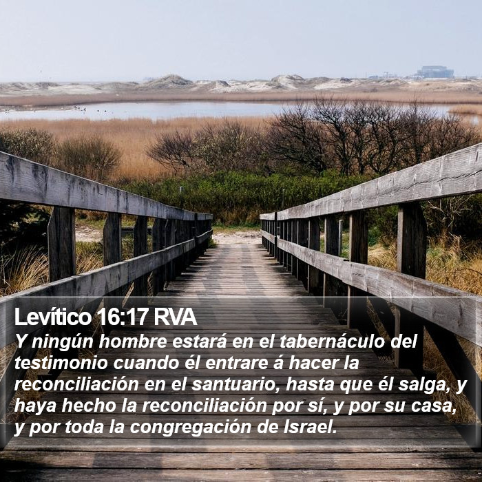 Levítico 16:17 RVA Bible Study