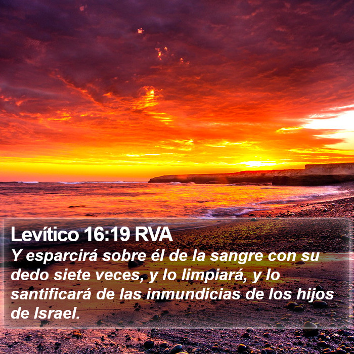 Levítico 16:19 RVA Bible Study