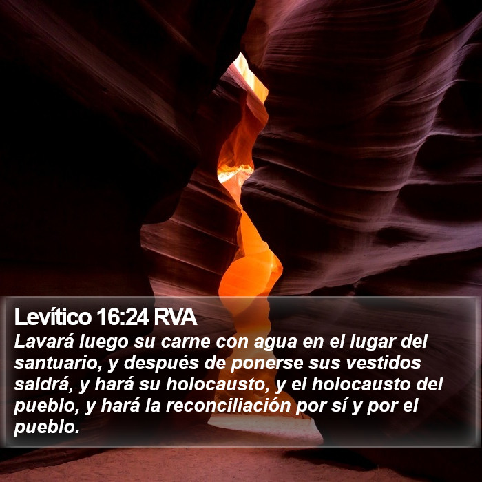 Levítico 16:24 RVA Bible Study