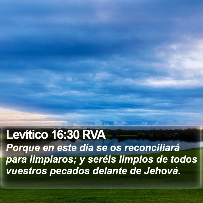 Levítico 16:30 RVA Bible Study