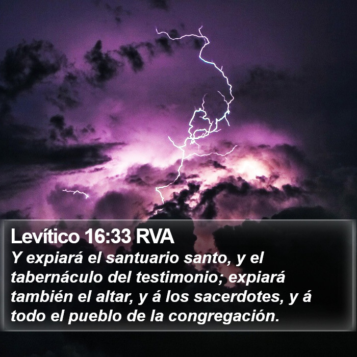 Levítico 16:33 RVA Bible Study