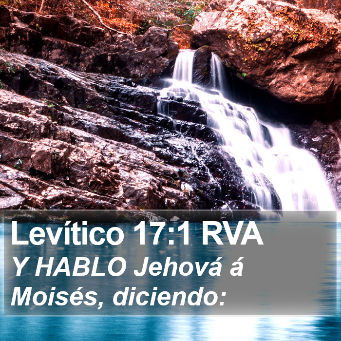 Levítico 17:1 RVA Bible Study