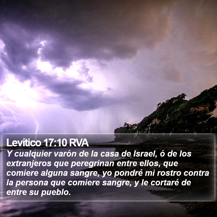 Levítico 17:10 RVA Bible Study