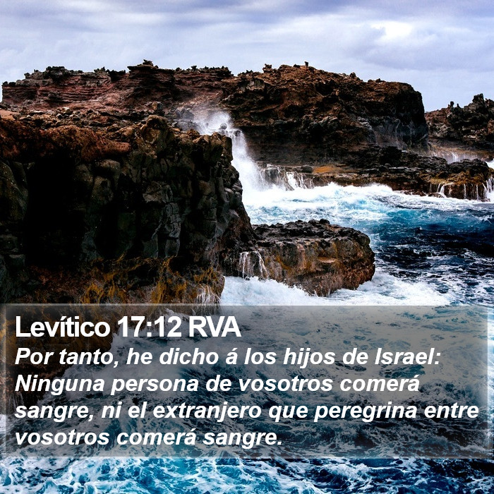 Levítico 17:12 RVA Bible Study