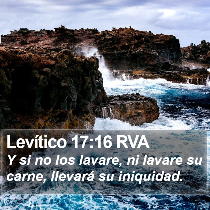 Levítico 17:16 RVA Bible Study