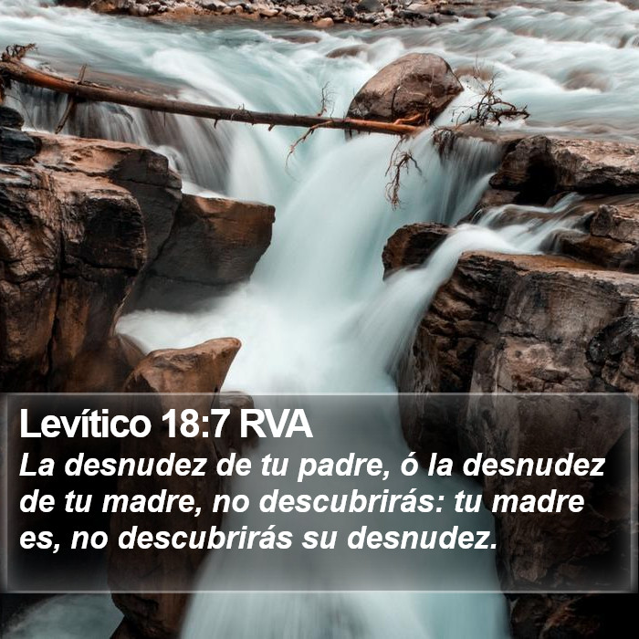 Levítico 18:7 RVA Bible Study