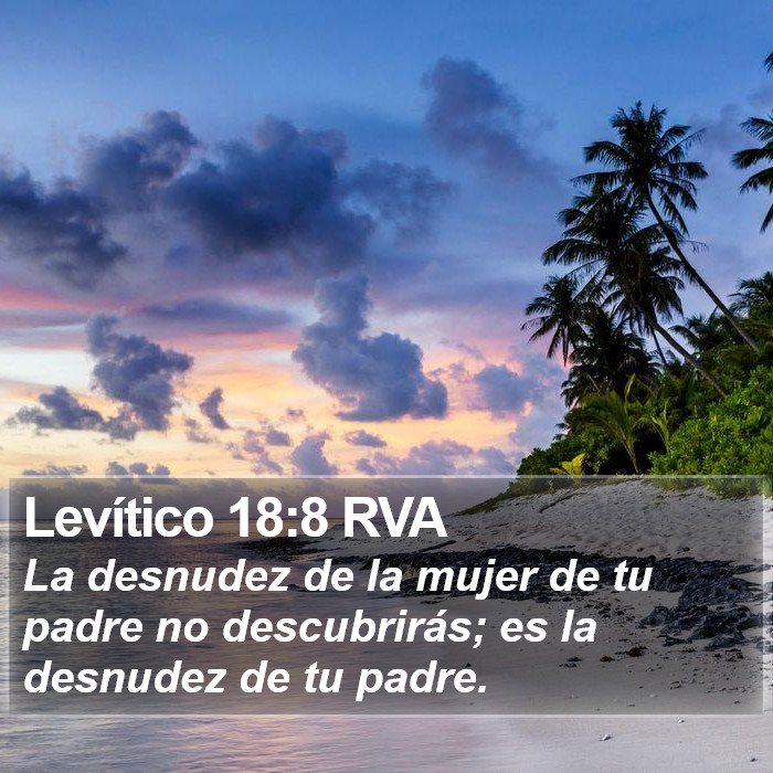 Levítico 18:8 RVA Bible Study