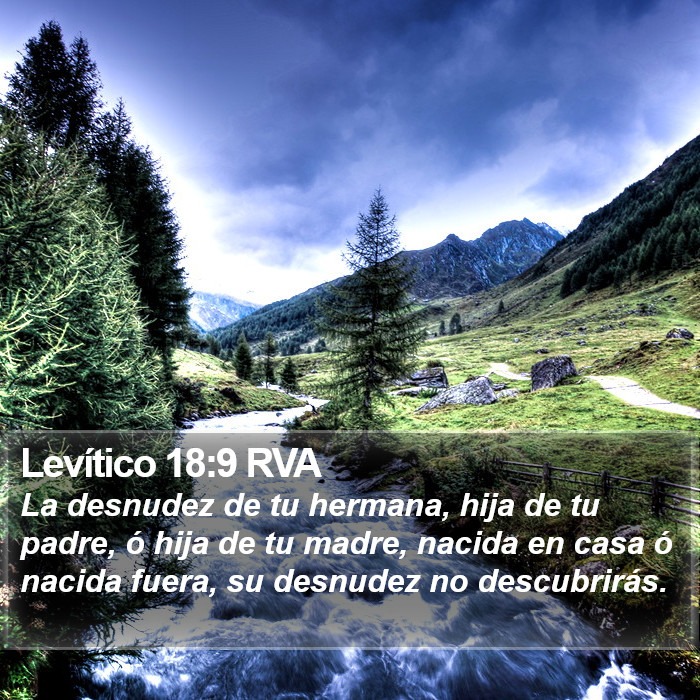 Levítico 18:9 RVA Bible Study