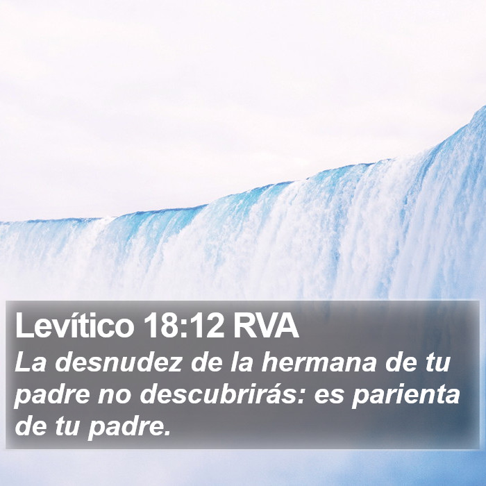 Levítico 18:12 RVA Bible Study