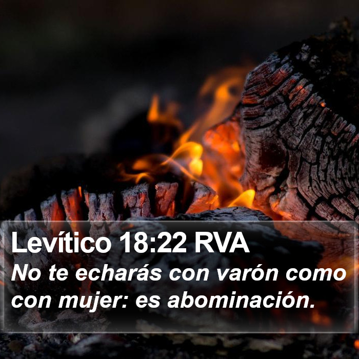 Levítico 18:22 RVA Bible Study