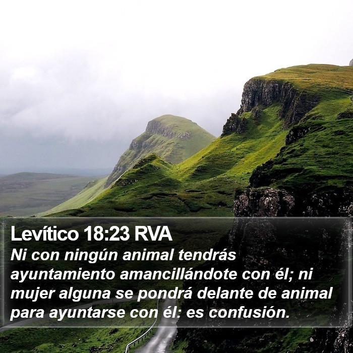 Levítico 18:23 RVA Bible Study