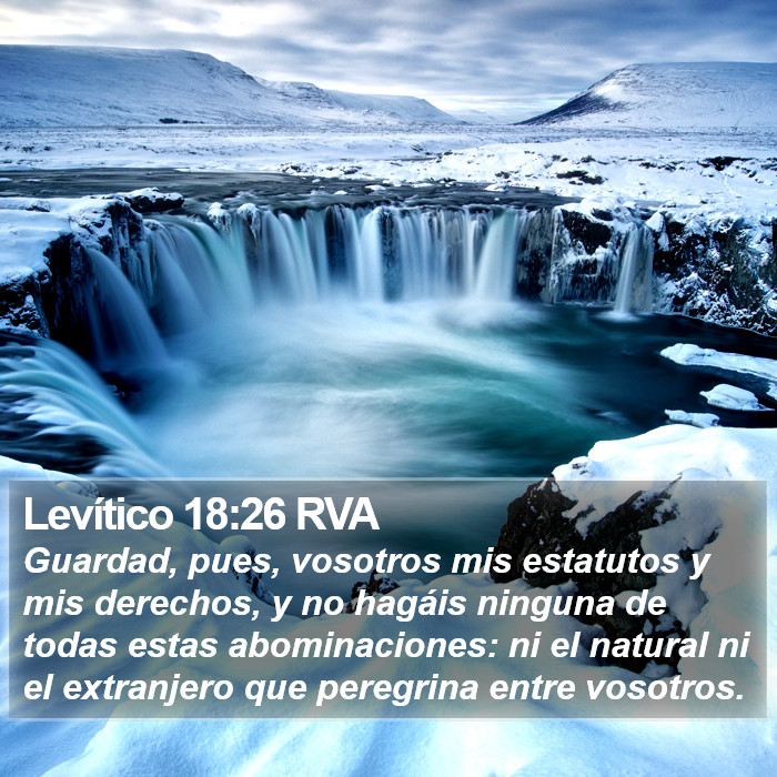 Levítico 18:26 RVA Bible Study