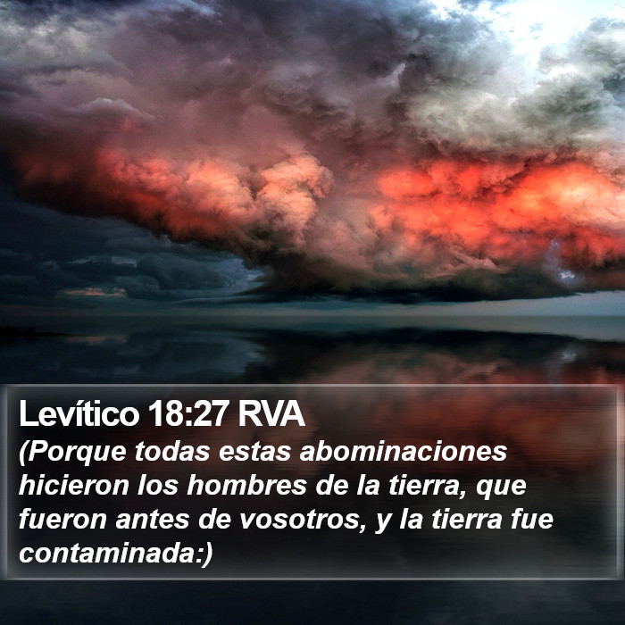 Levítico 18:27 RVA Bible Study