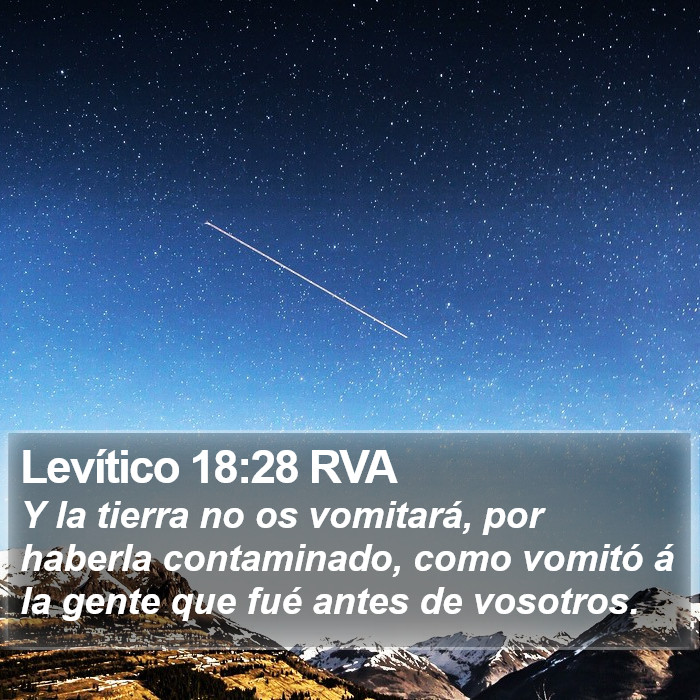 Levítico 18:28 RVA Bible Study