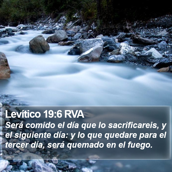 Levítico 19:6 RVA Bible Study