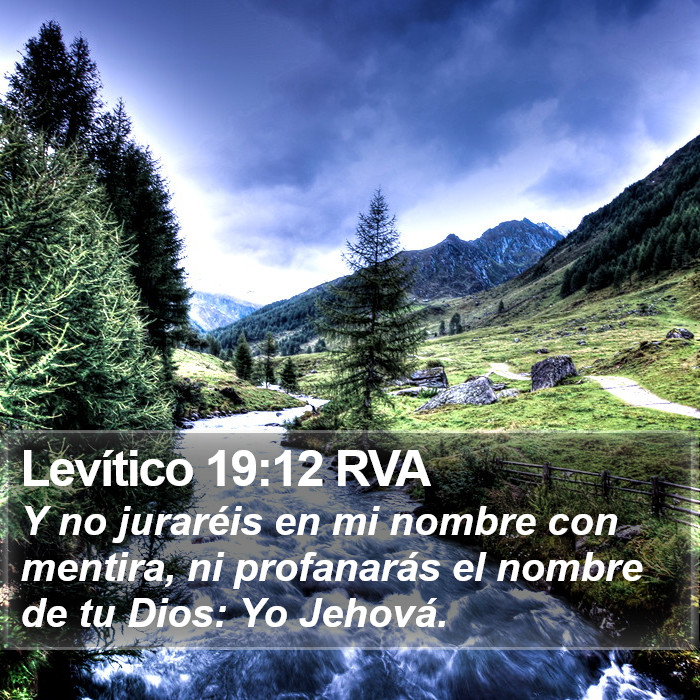 Levítico 19:12 RVA Bible Study