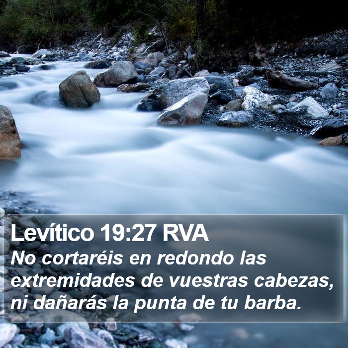 Levítico 19:27 RVA Bible Study