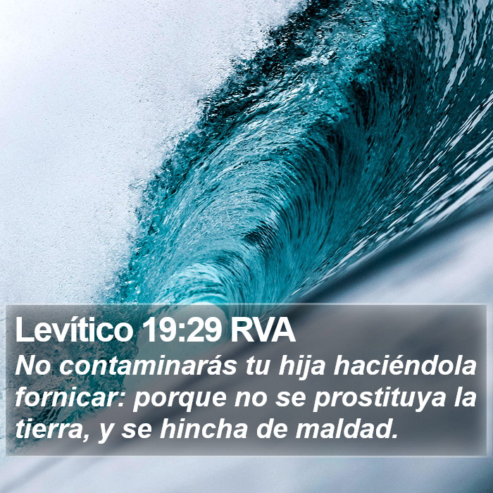 Levítico 19:29 RVA Bible Study