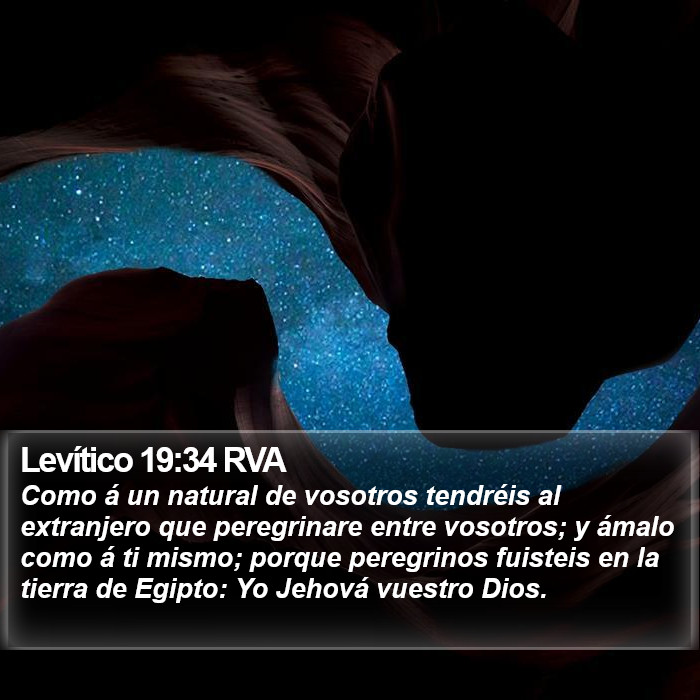 Levítico 19:34 RVA Bible Study