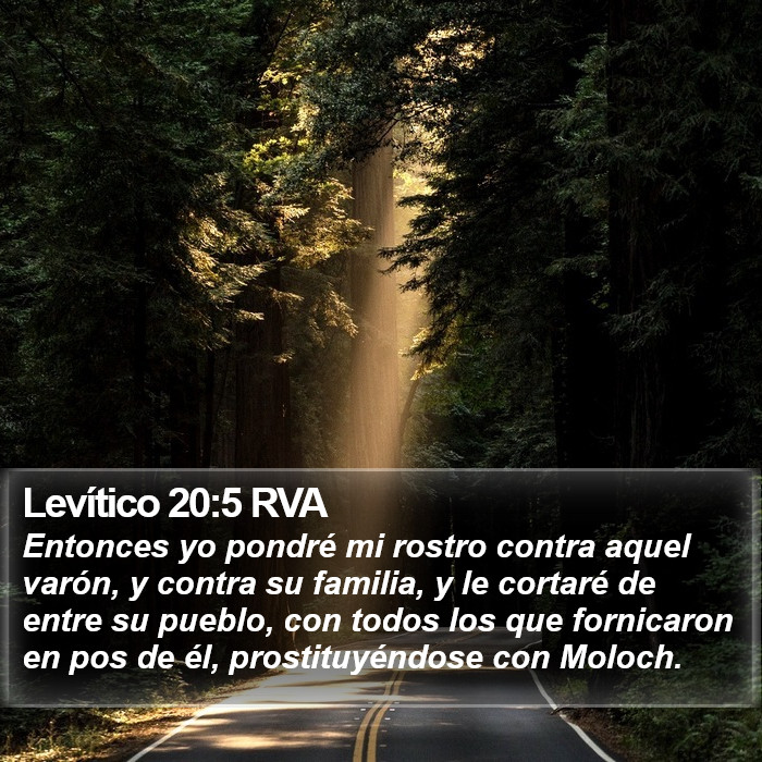 Levítico 20:5 RVA Bible Study