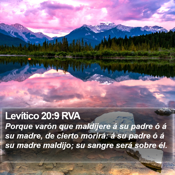 Levítico 20:9 RVA Bible Study