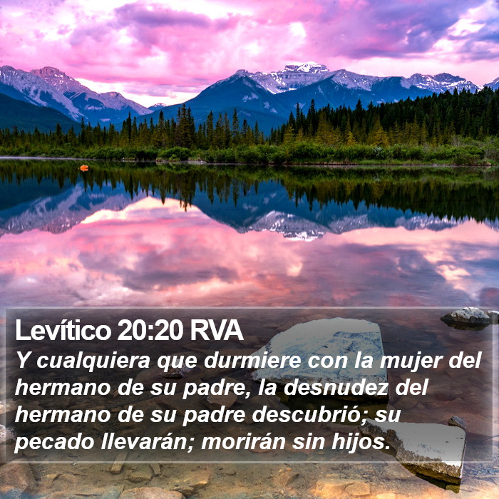 Levítico 20:20 RVA Bible Study