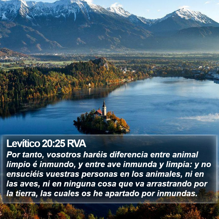 Levítico 20:25 RVA Bible Study