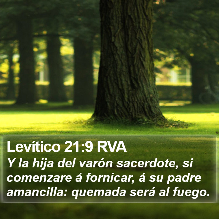 Levítico 21:9 RVA Bible Study