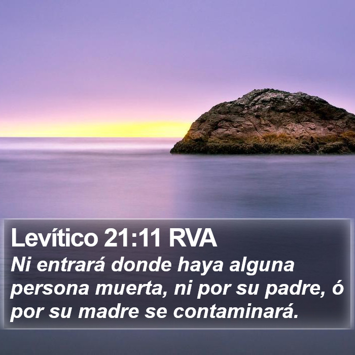 Levítico 21:11 RVA Bible Study