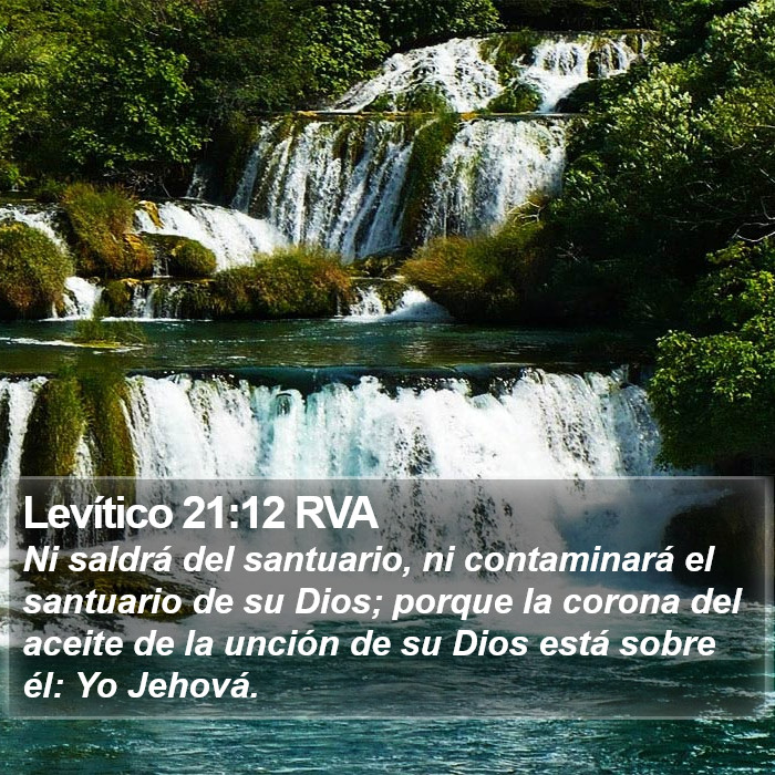 Levítico 21:12 RVA Bible Study