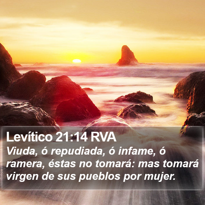 Levítico 21:14 RVA Bible Study