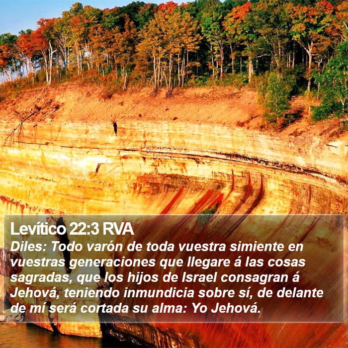 Levítico 22:3 RVA Bible Study