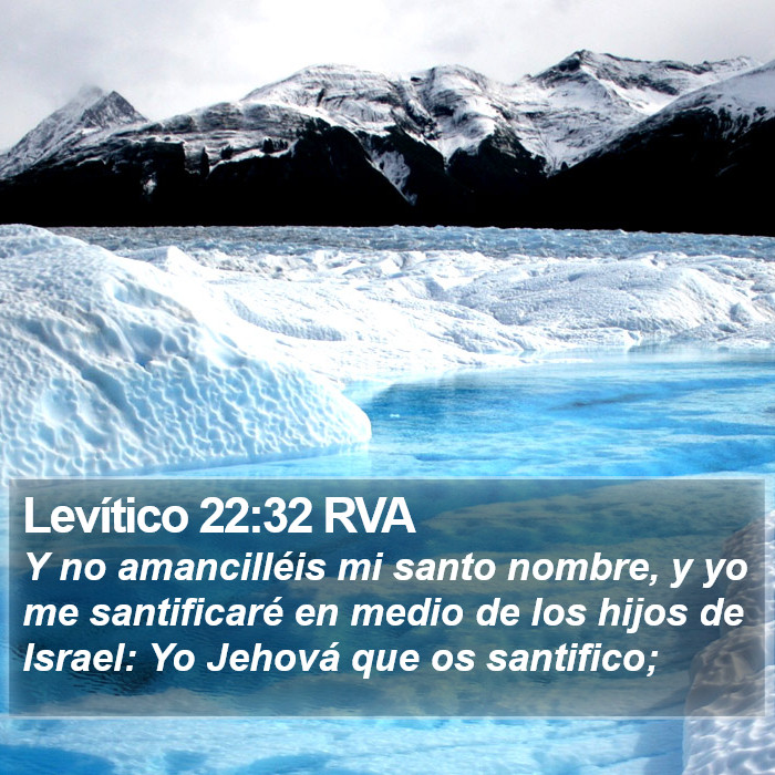 Levítico 22:32 RVA Bible Study