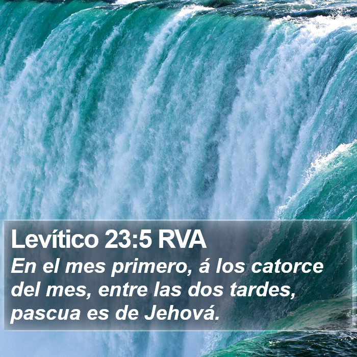Levítico 23:5 RVA Bible Study