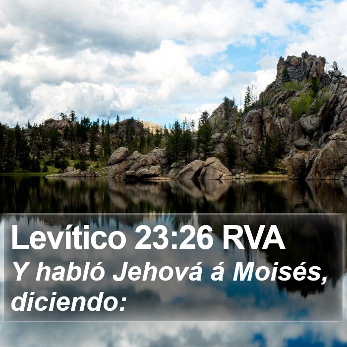 Levítico 23:26 RVA Bible Study