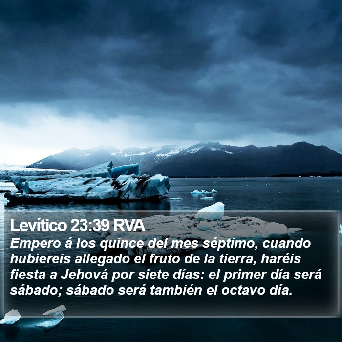 Levítico 23:39 RVA Bible Study