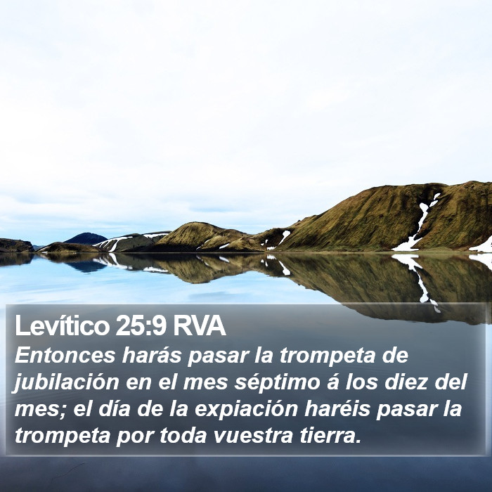 Levítico 25:9 RVA Bible Study