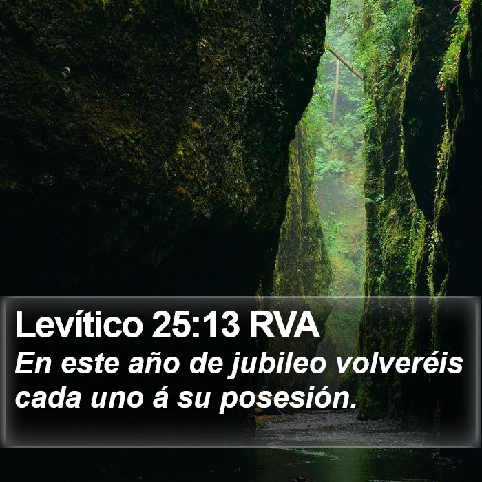 Levítico 25:13 RVA Bible Study