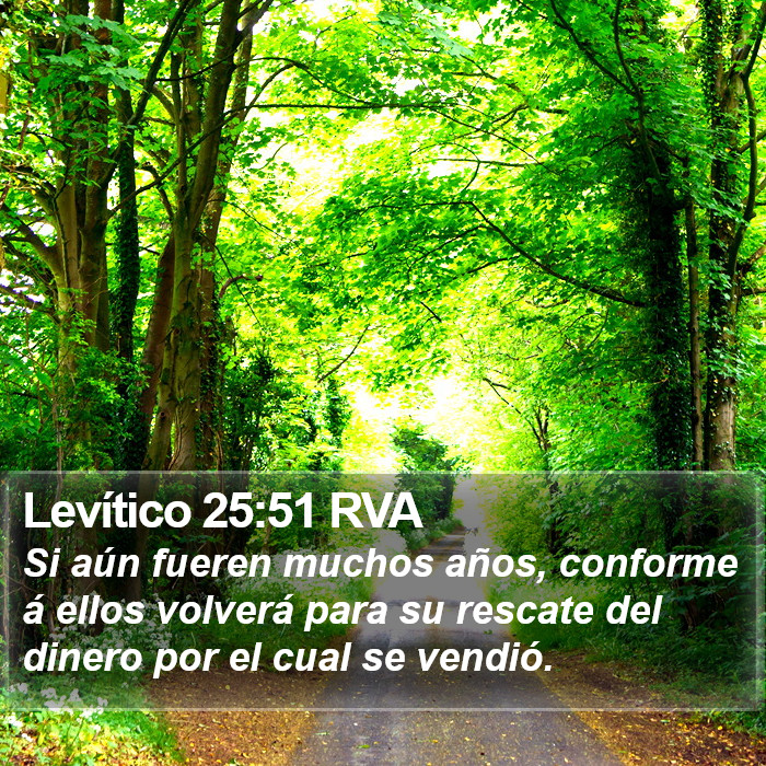 Levítico 25:51 RVA Bible Study