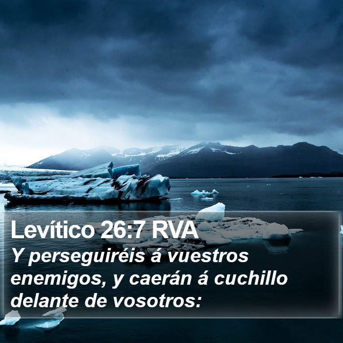 Levítico 26:7 RVA Bible Study