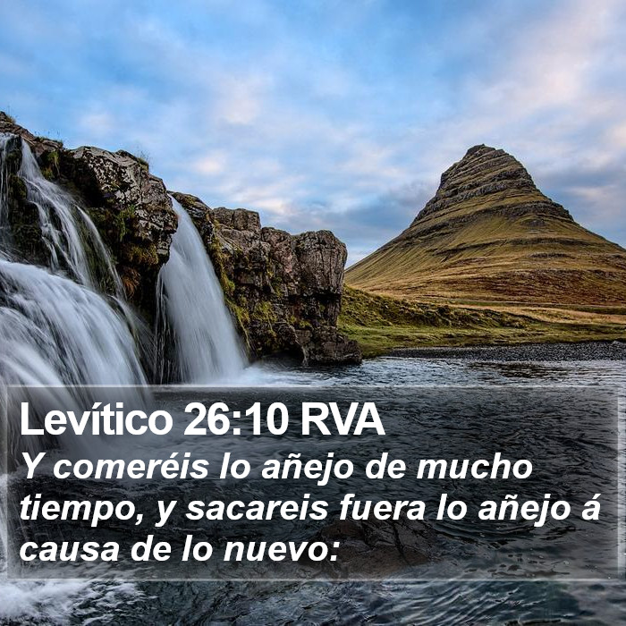 Levítico 26:10 RVA Bible Study