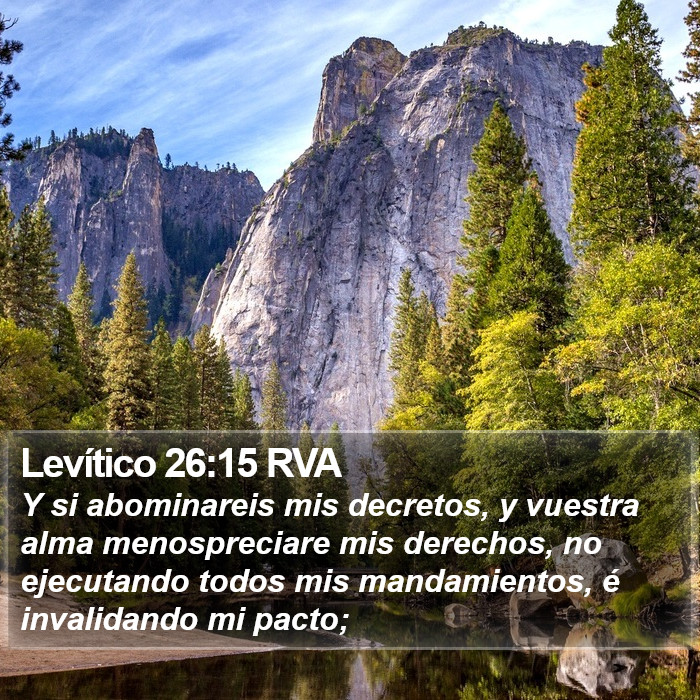 Levítico 26:15 RVA Bible Study