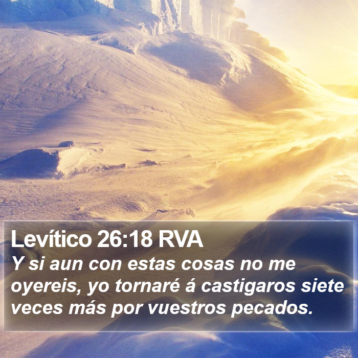 Levítico 26:18 RVA Bible Study