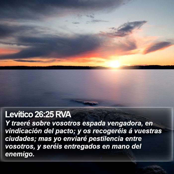 Levítico 26:25 RVA Bible Study