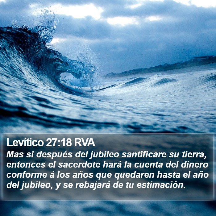 Levítico 27:18 RVA Bible Study